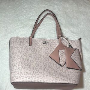 Guess pink large purse